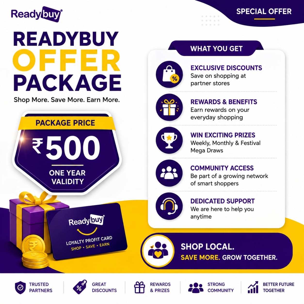 ReadyBuy offer package 